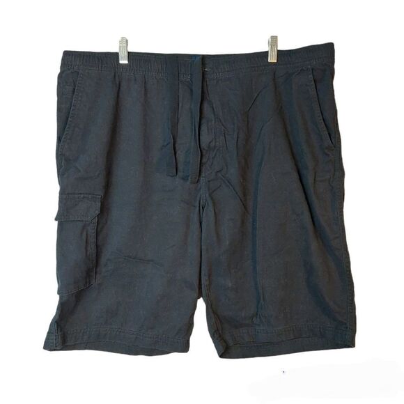 Retreat Men's Elastic Waist Drawstring Black Shorts sz 42 - Picture 1 of 11